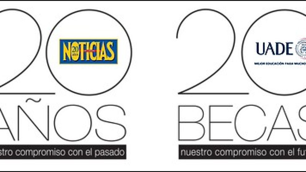 "20 años. 20 becas", la manera de la revistas Noticias para festeja su segunda década de vida.