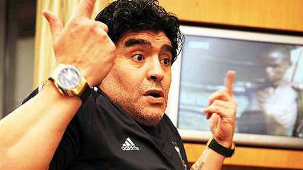 Maradona no se anduvo con rodeos: "Esto pasa todos los días", dijo.