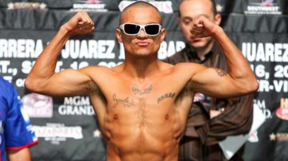 El ex campeón mundial de boxeo argentino Rodrigo 'La Hiena' Barrios.