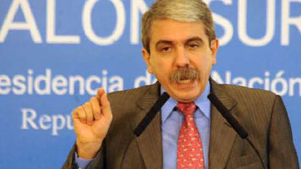Aníbal Fernámdez, jefe de Gabinete de Ministros. 