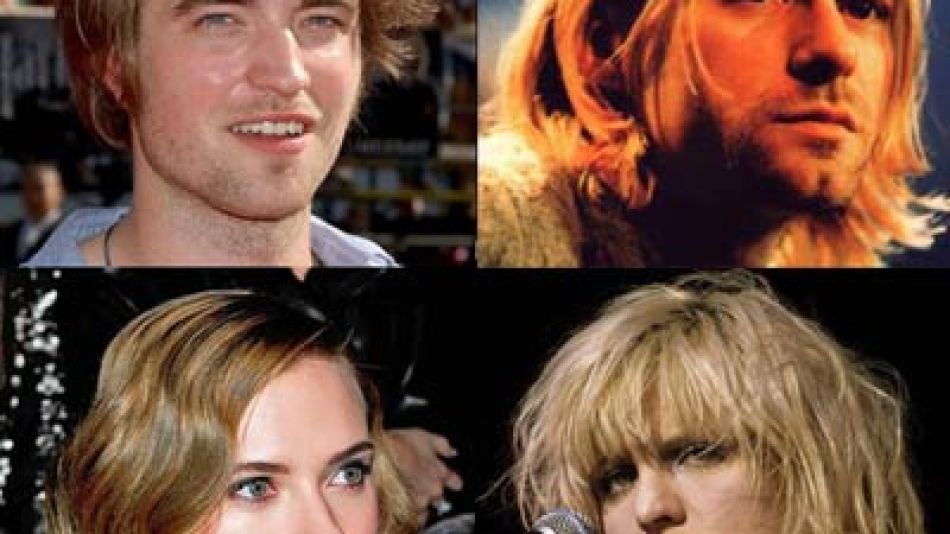 Robert Pattinson, Scarlett Johansson, Kurt Cobain y Courtney Love 