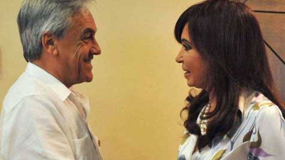 Sebastian Piñera y Cristina Fernandez