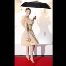 La actriz francesa Lea Seydoux posa en la alfombra roja del Hotel Majestic