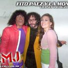 Con Fito Paez y La Mona Giménez