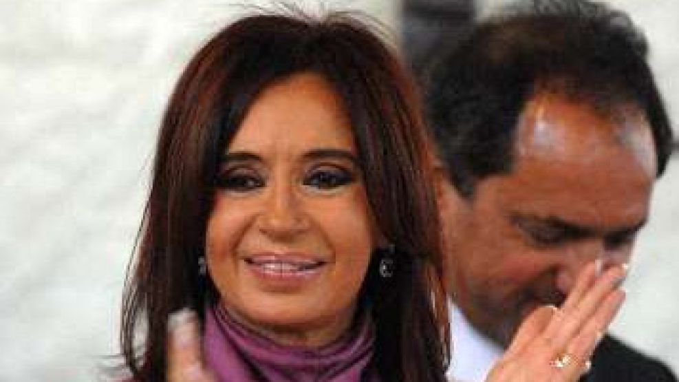 Cristina Fernández de Kirchner, durante el acto en Bragado.