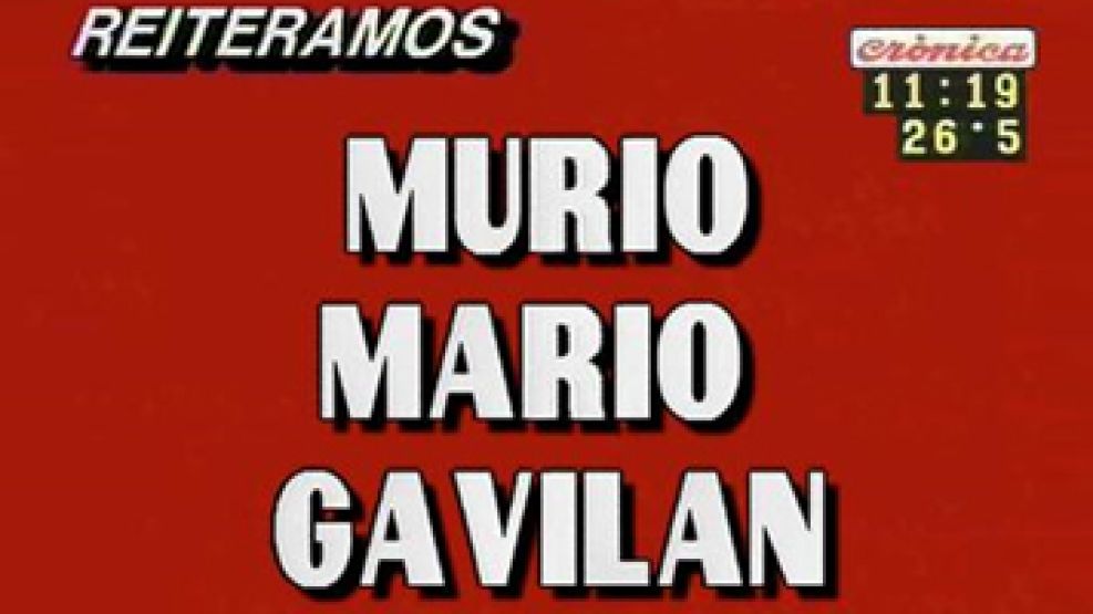 Fue Crónica, su viejo canal, el que dio la noticia de su muerte. Allí, junto al "Gallego" García, pensaron las famosas placas rojas.