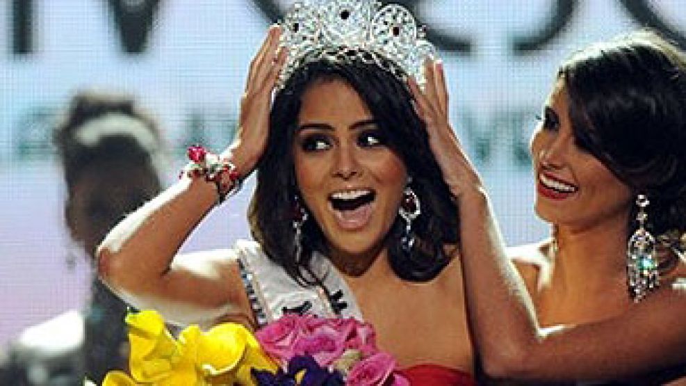 La felicidad de Jimena Navarrete, a la hora de la coronación como Miss Universo.