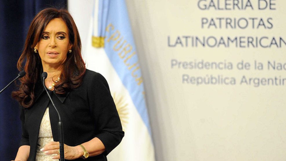 Cristina presentó ayer el informe sobre Papel Prensa con un extenso discurso.