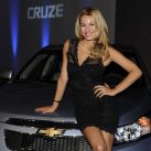 Carolina "Pampita" Ardohain en la presentación del nuevo "Cruze" de Chevrolet