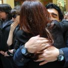 Maradona abraza a la presidenta