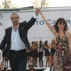 Los conductores, Jorge Rial y Belén Hernández