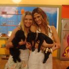 Sofía Zámolo y Paula Chaves con sus mascotas