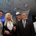 Susana Giménez junto al gobernador de Chubut Mario Das Neves