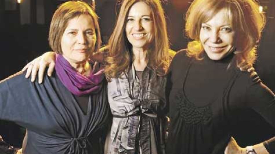 Leonor Manso, Mercedes Morán y Cecilia Roth