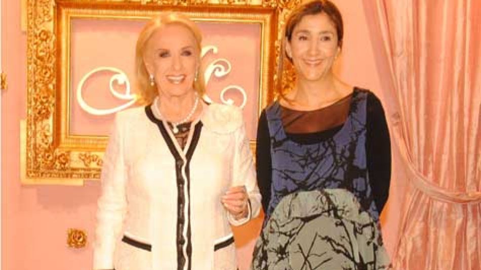 Mirtha Legrand con Ingrid Betancourt