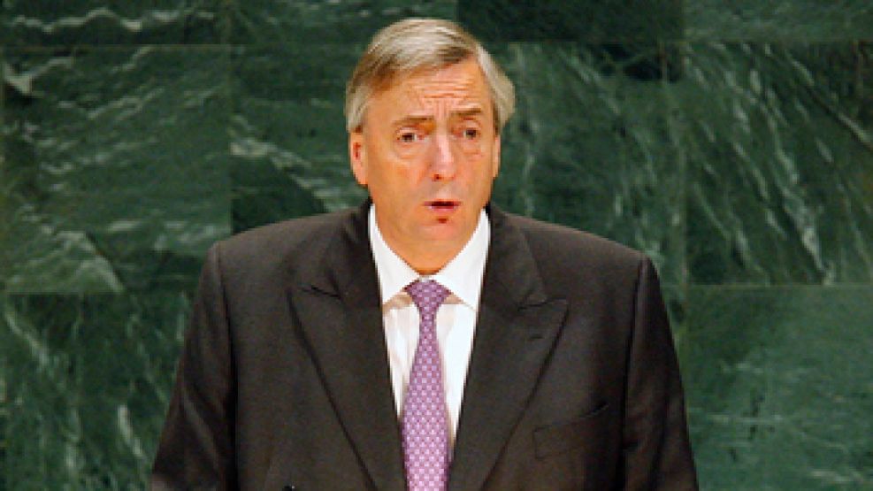 24 de setiembre de 2007: el entonces presidente Néstor Kirchner realizó un discurso en el plenario de cambio climático de ONU.