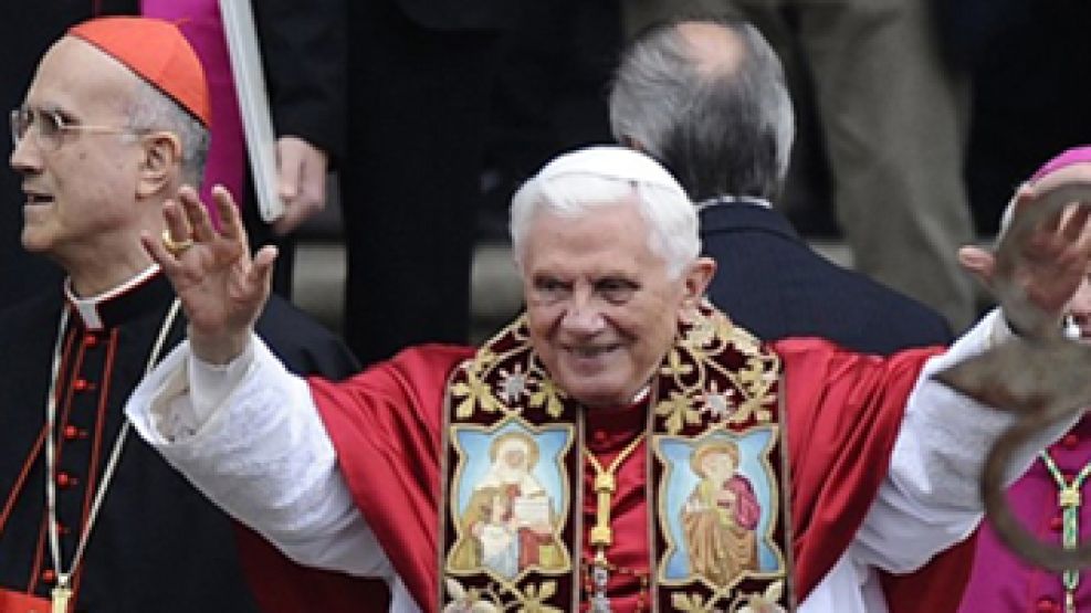 El Papa Benedicto XVI.