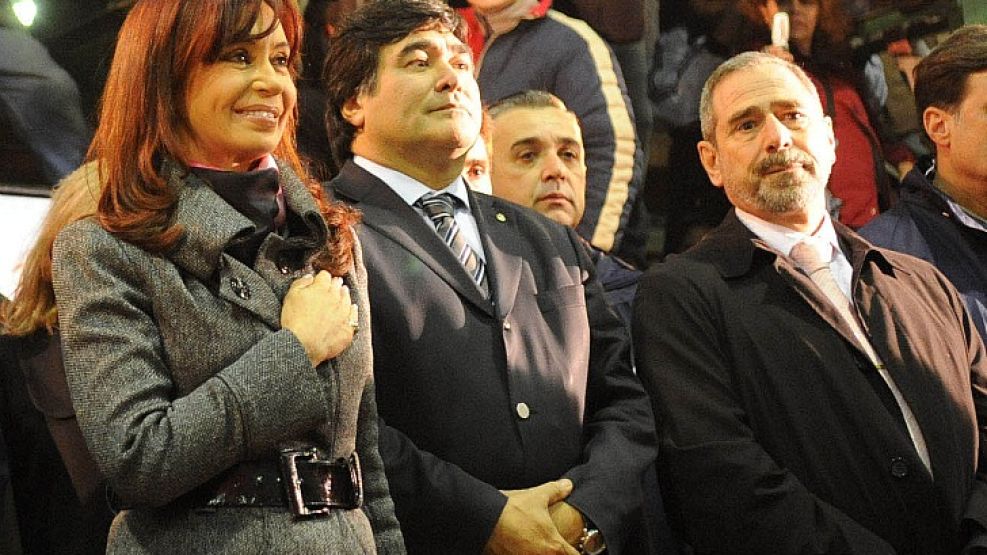 Ricardo Jaime junto a la Presidenta Cristina Fernández de Kirchner. Desde su secretaría se recaudó para las campañas de 2005 y 2007 de CFK.