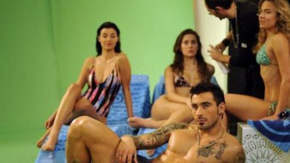 Lavezzi, posando.