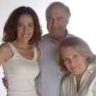 Cristina Pérez junto a Mónica y César