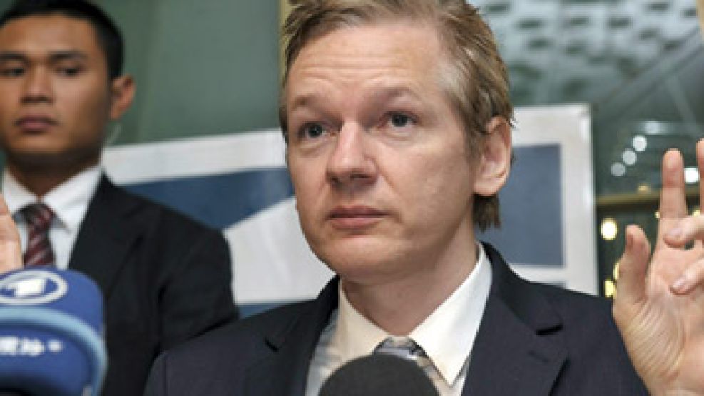 Julian Assange, fundador del sitio WikiLeaks .
