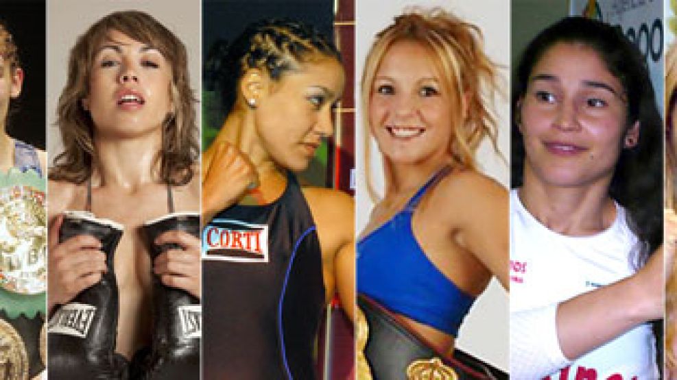 Las seis reinas argentinas del boxeo