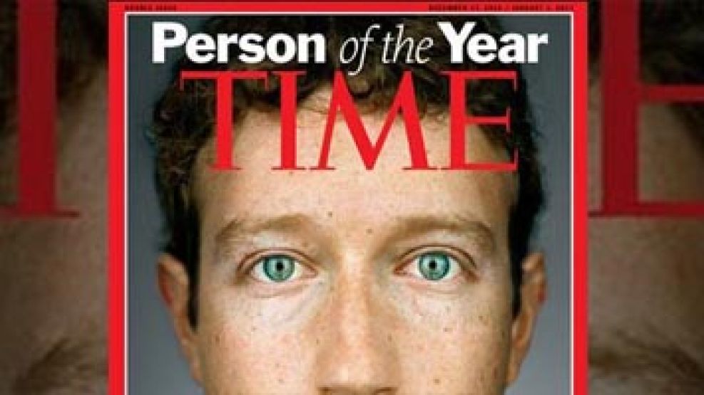 Mark Zuckerberg, co-creador de Facebook, el personaje del año.