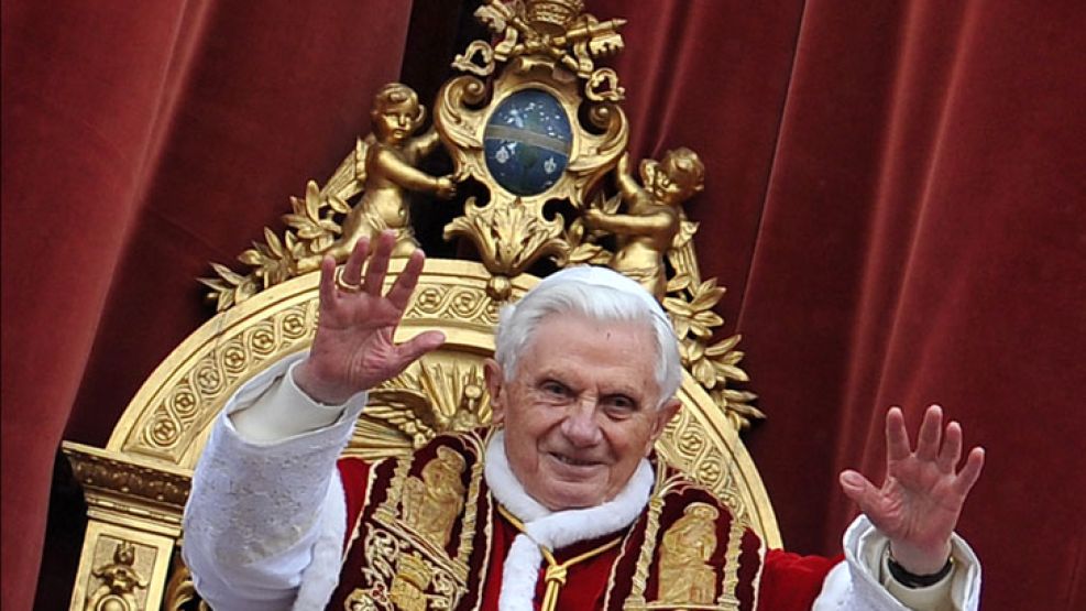 El Papa Benedicto XVI esta mañana de Navidad.