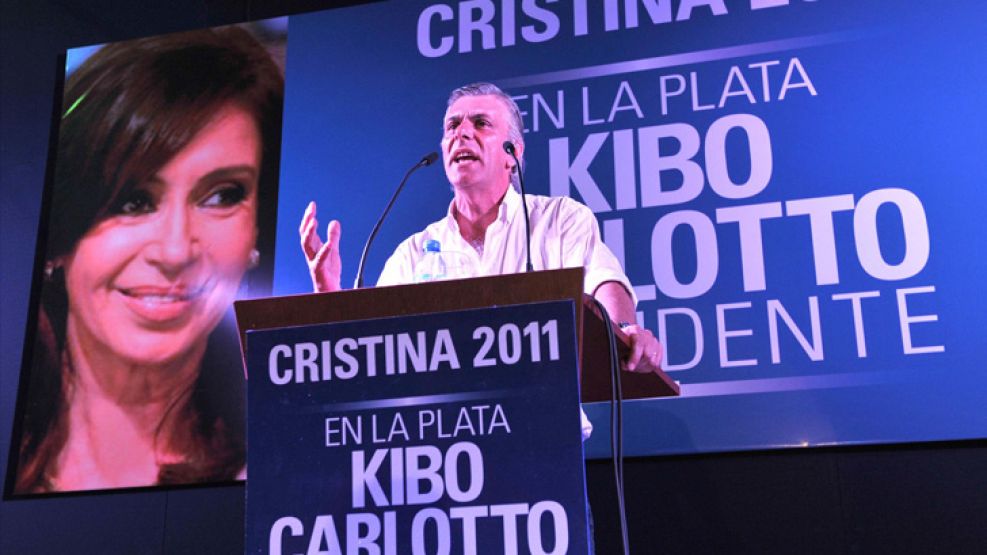 Guido "Kibo" Carlotto lanzó ayer su candidatura a intendente de La Plata. 
