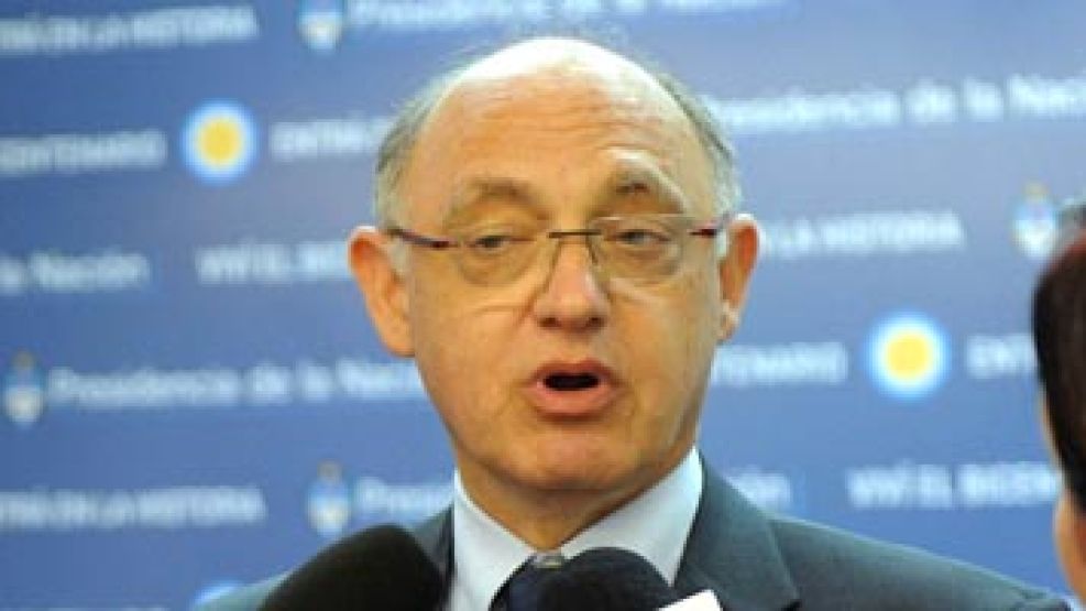 El ministro de relaciones exteriores Héctor Timerman.