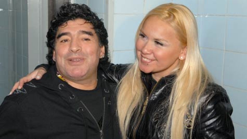 Diego Maradona y Verónica Ojeda