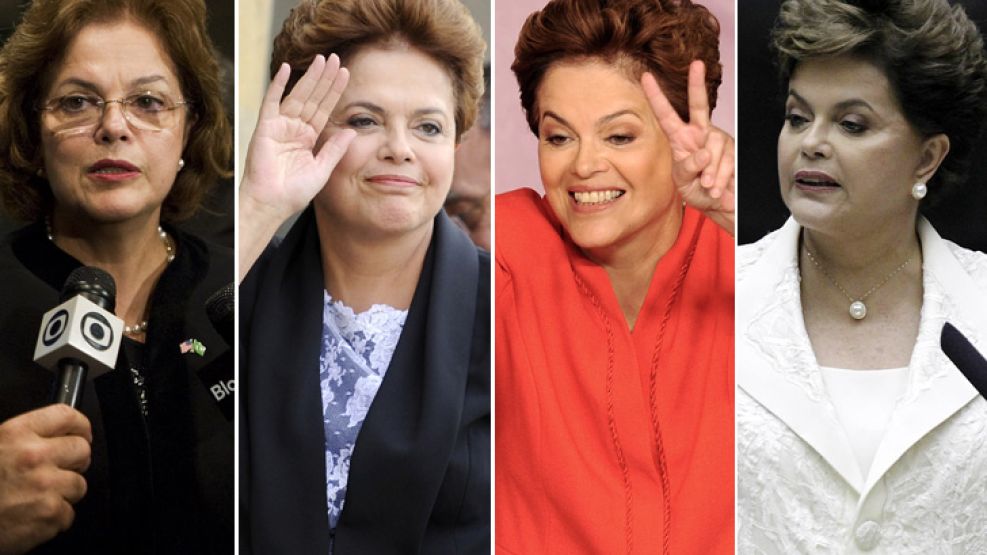 Dilma Rousseff experimentó un marcado cambio de look a lo largo del 2010.