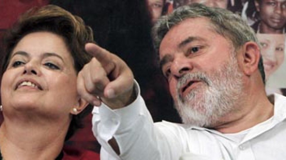 Dilma y Lula.