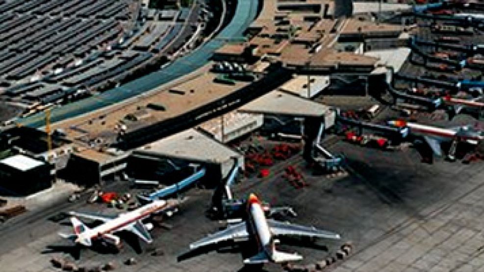 El aeropuerto de Barajas.