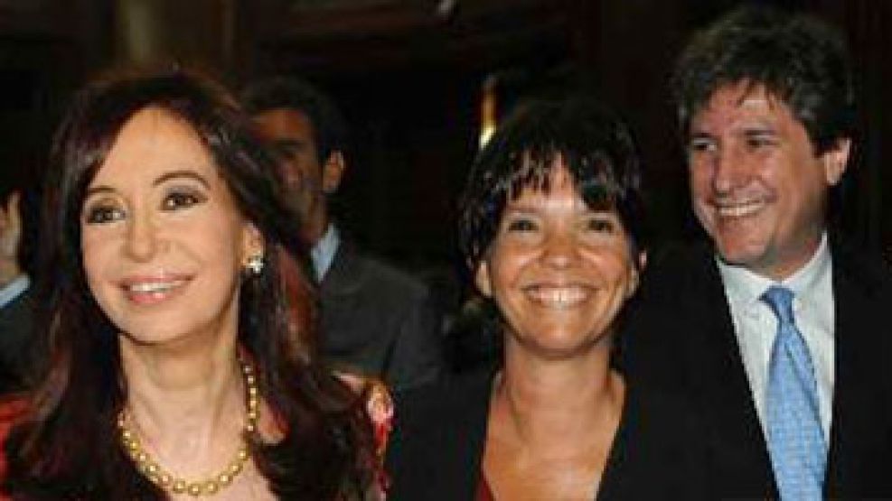 Cristina Kichner, Marcó del Pont y Amado Boudou. La falta de billetes puso al descubierto los desmanejos del BCRA.