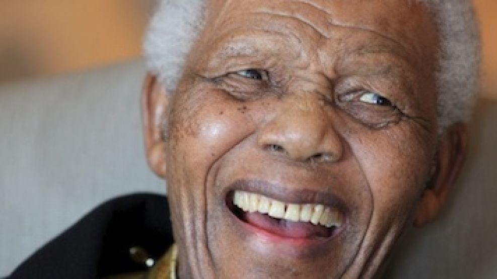 Mandela al celebrar sus 92 años. 