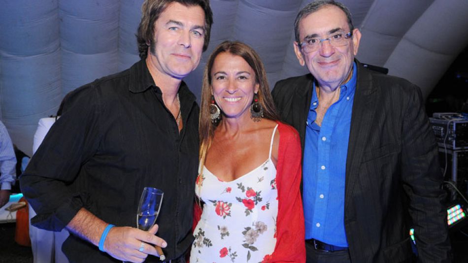 Gabriel Corrado, Constanza Feraud y Jorge Serna