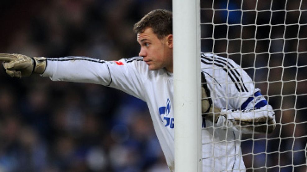 Neuer, arquero del Schalke y la selección alemana.