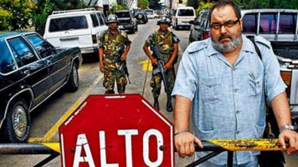 Lanata en Honduras, cuando visitó al país tras el golpe de estado a Manuel Zelaya.