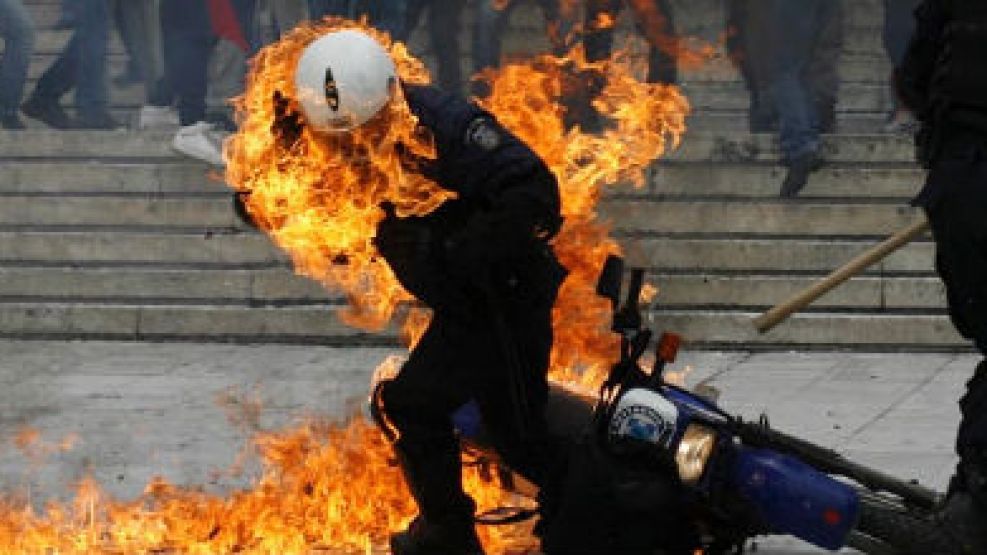 Las manifestaciones en Grecia