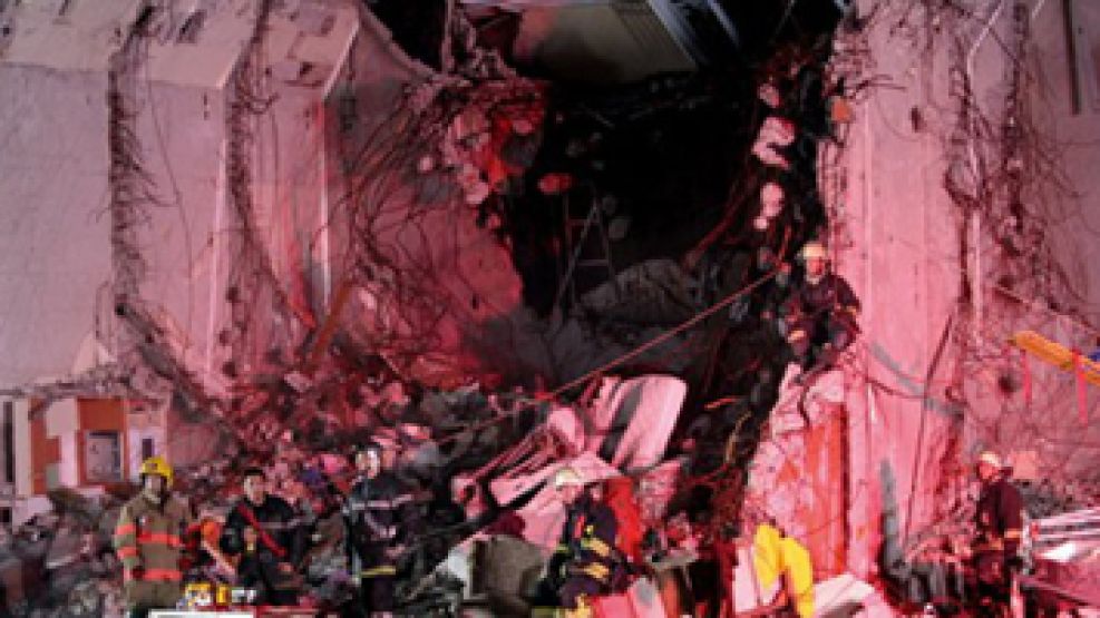 Imagen de la película que reconstruye el terremoto ocurrido el 27 de febrero de 2010.