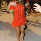 Dotto y sus modelos en el Carnaval de Posadas