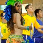 Larissa Riquelme en el Carnaval de San Pablo