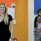 Shakira en su visita al CPI El Alfarero