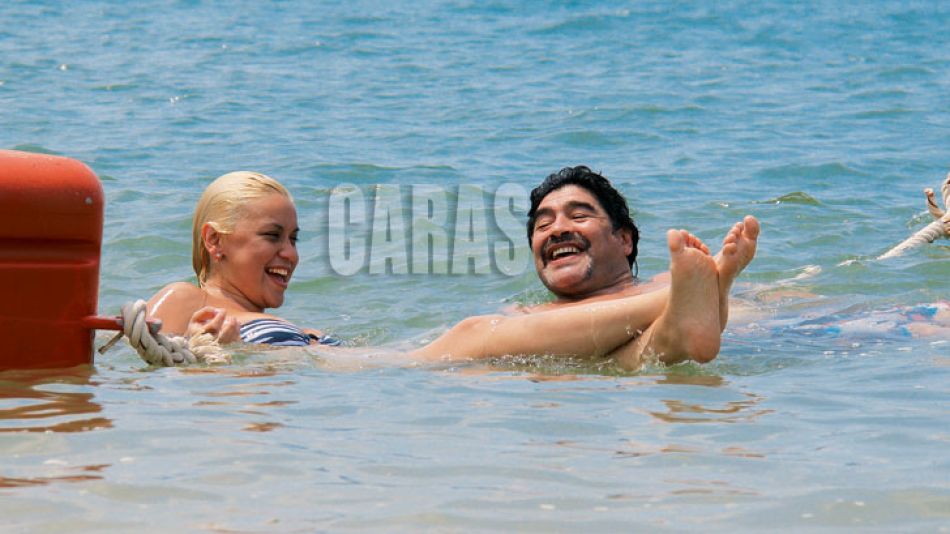 Diego Maradona y Verónica Ojeda en Tailandia
