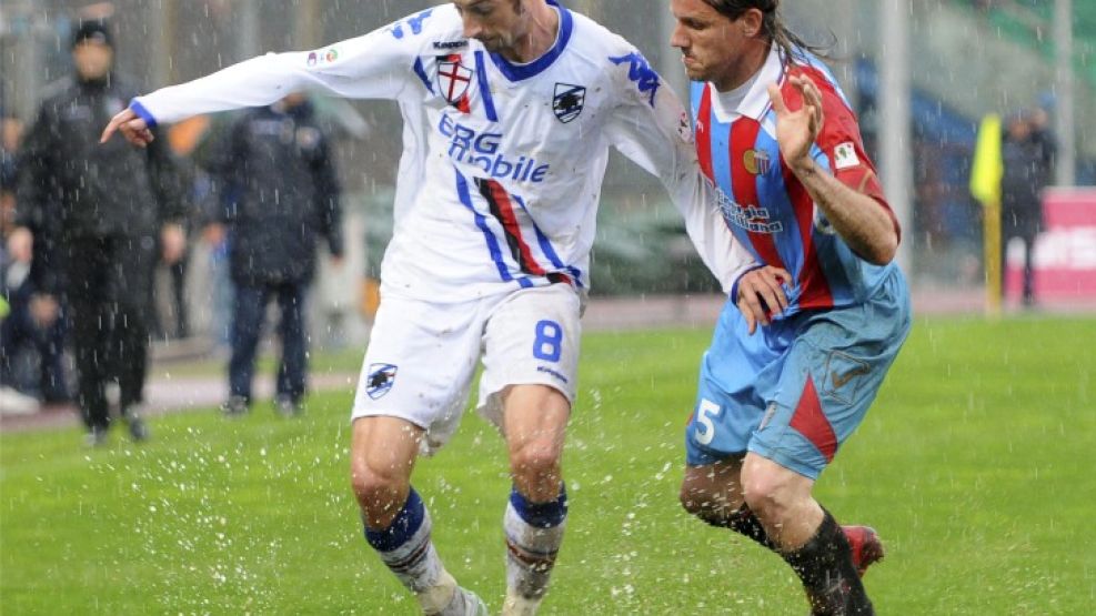 Ezequiel Carboni fue uno de los argentinos que jugó para el Catania. 