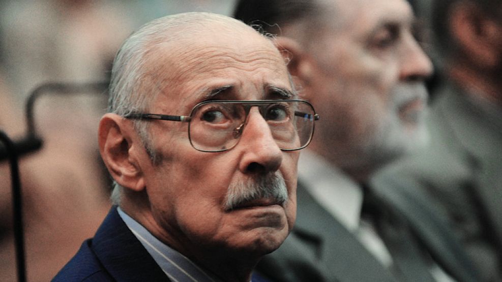 Videla, al enfrentar a la Justicia.