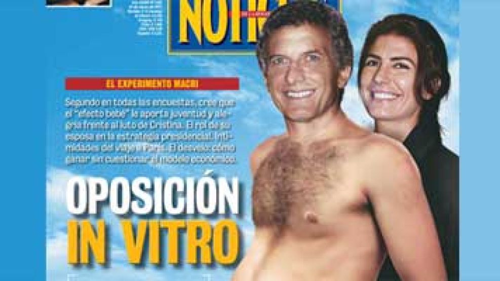 La tapa de la revista Noticias