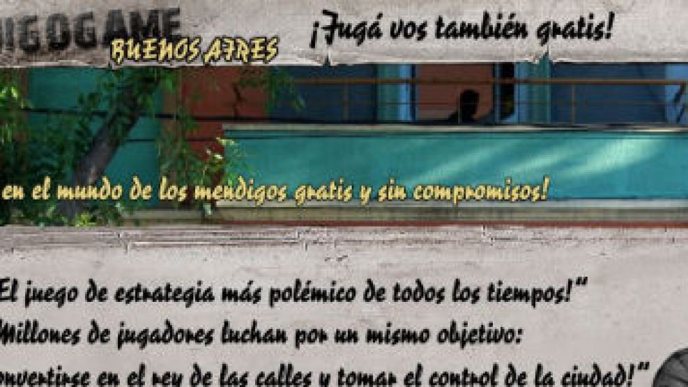 Sin techo 2.0: Con mendigogame.com se puede mendigar por Internet.