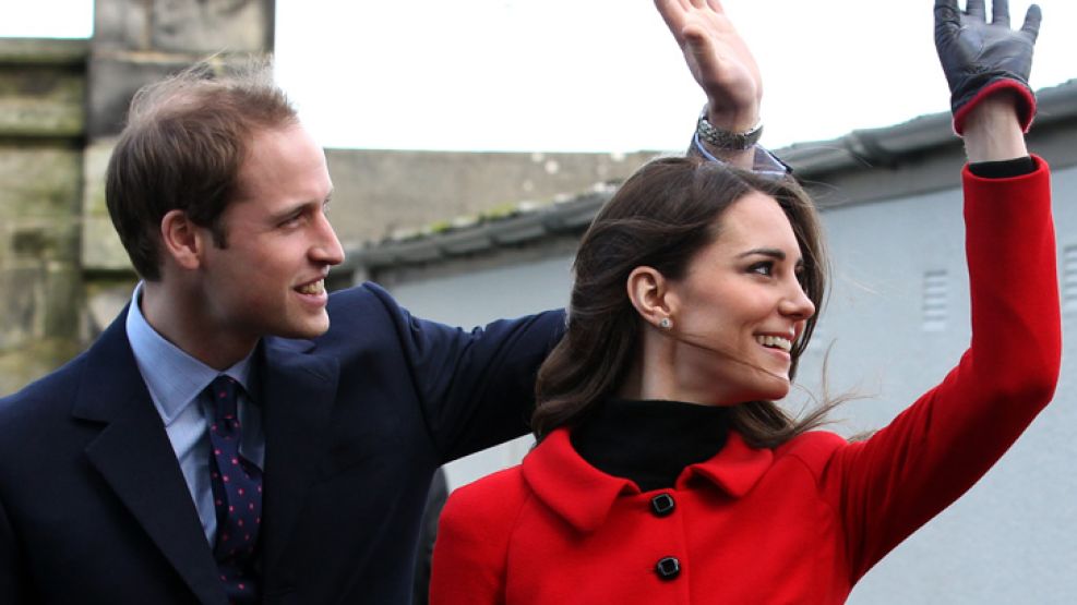 El Príncipe William y Kate Middleton.